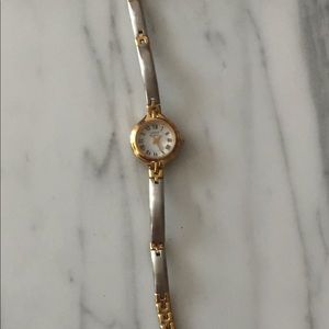 Anne Klein Gold and Silver Watch